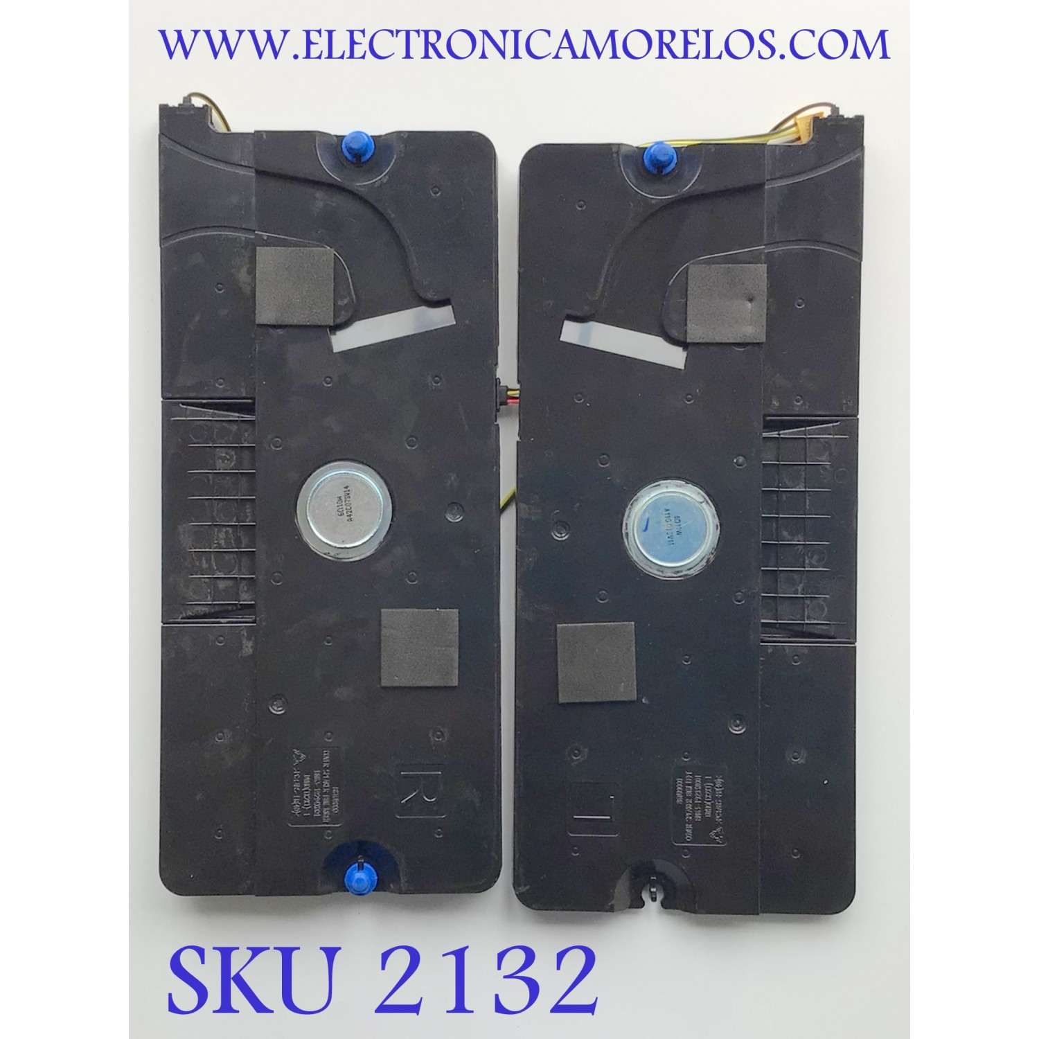 KIT DE BOCINA PARA TV SAMSUNG ( 2 PZ ) NUMERO DE PARTE BN96-51909A / BN63-19292X / BN63-19295X / BN9651919A / 51909A / 86TU9000 / 6Ω 10W / A82C09SV18 / PANEL CY-BT085HGHV3H / MODELO UN85TU700DFXZA DA05